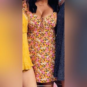 Floral mini dress